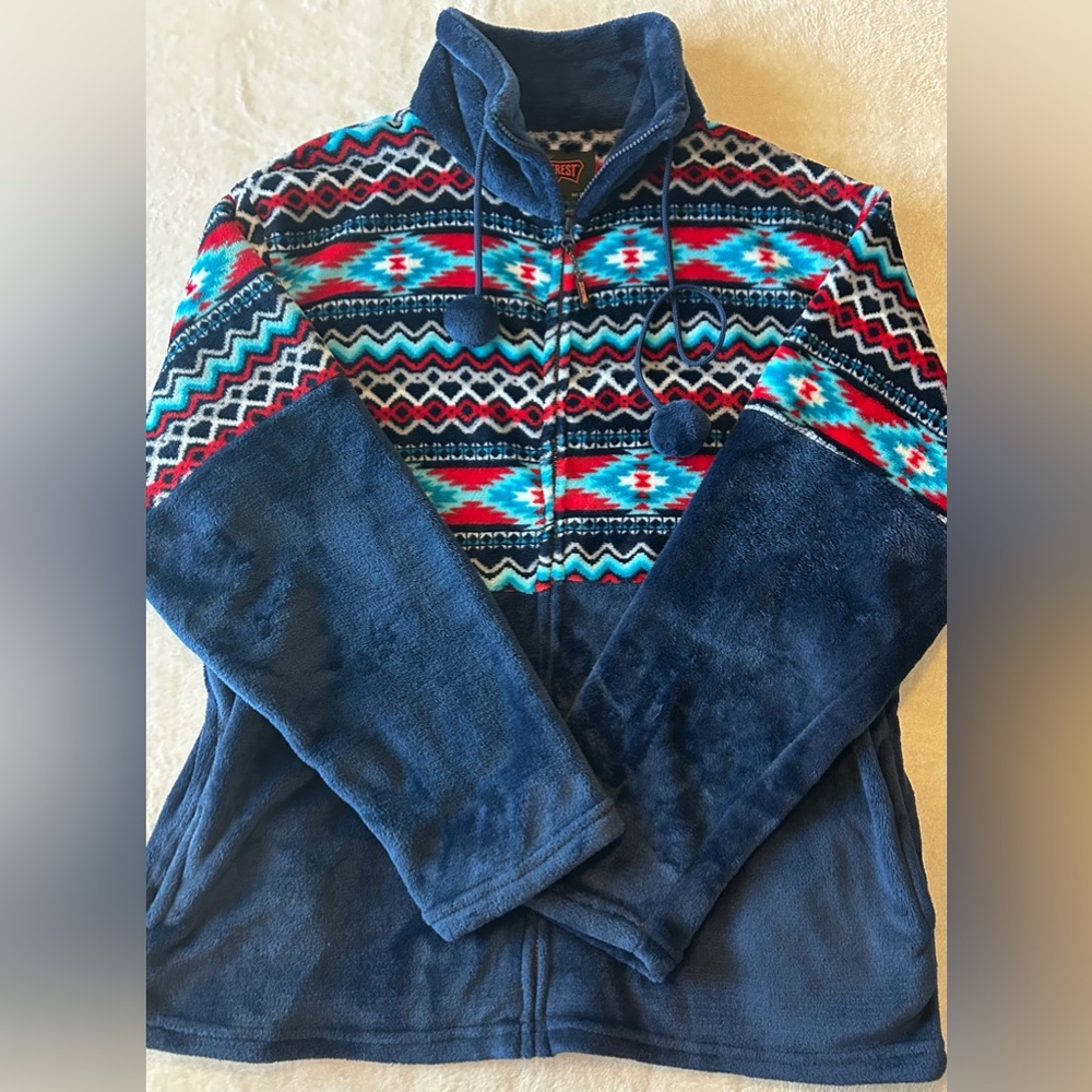 Trail Crest Patterned Fleece Jacket